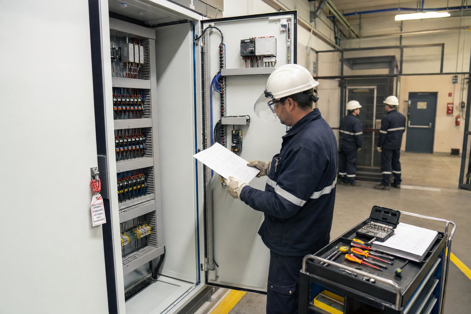 Mesure et repérage sur une installation électrique